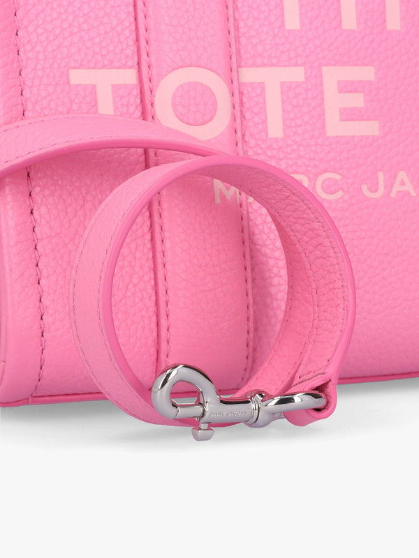 The Leather Small Pink Petal Tote Bag