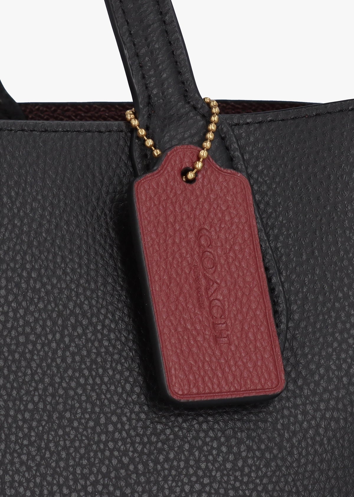 Willow Black Leather Tote Bag