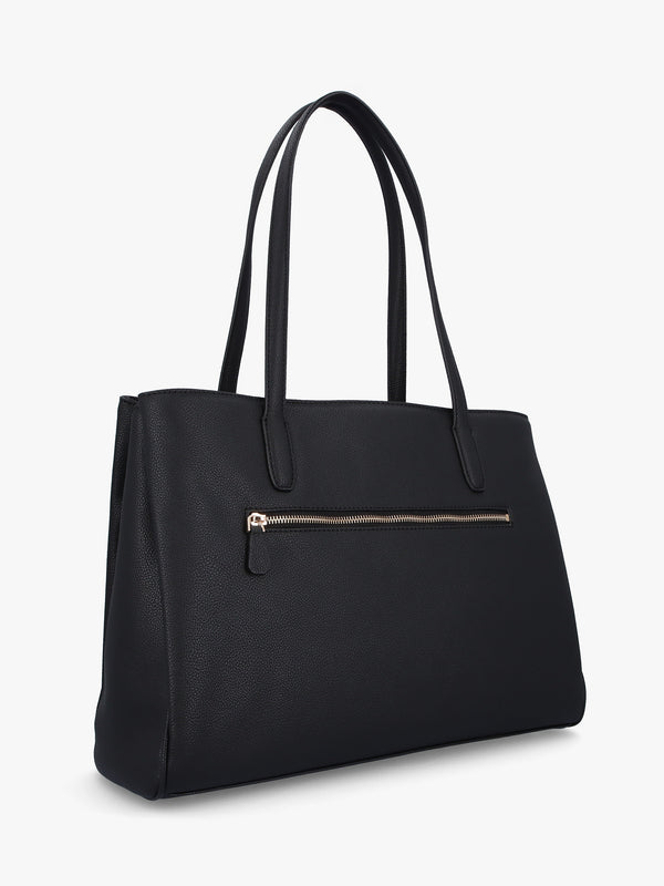 Power Play Tech Black Tote Bag