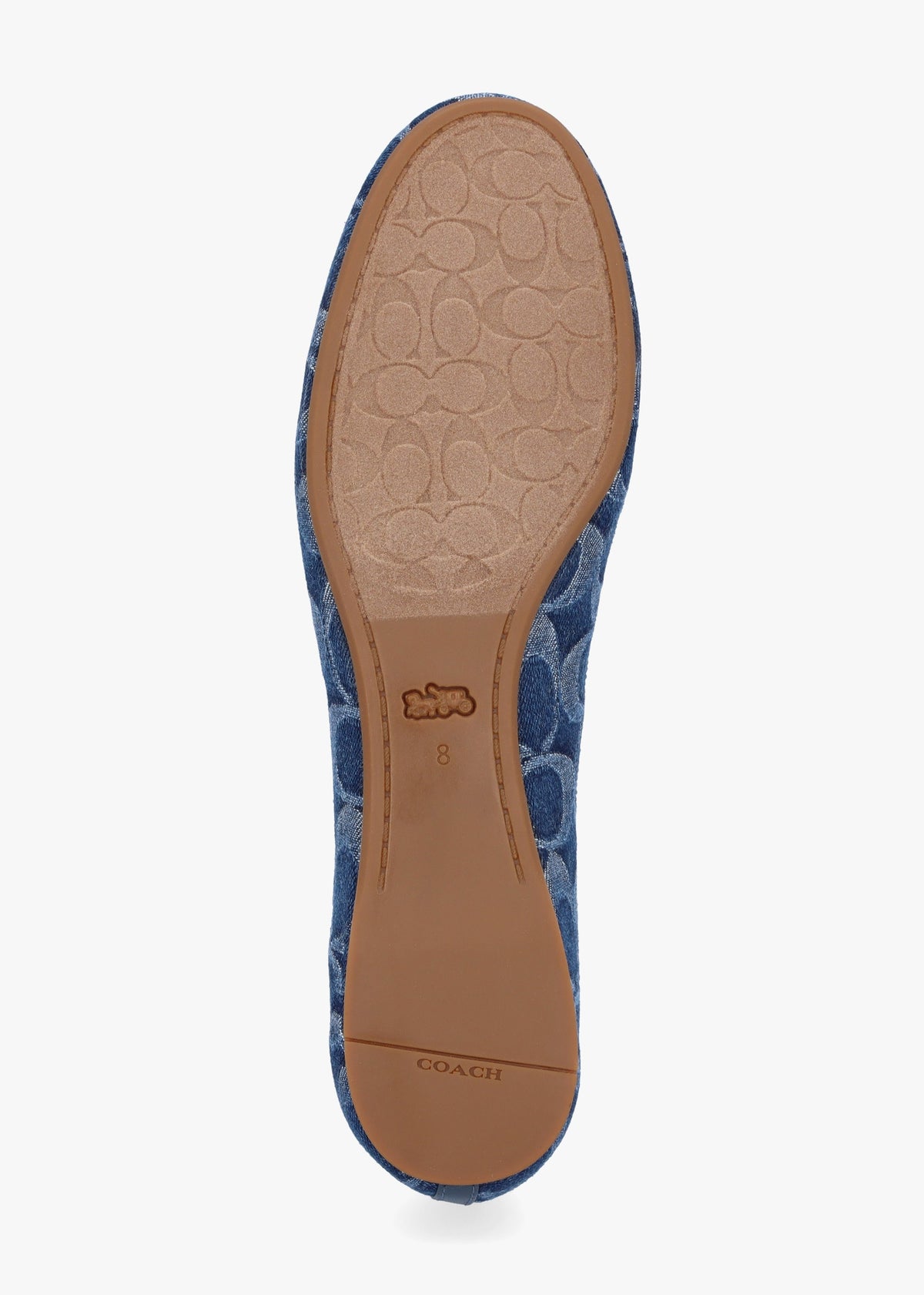 Abigail Signature Blue Denim Ballerina Pumps