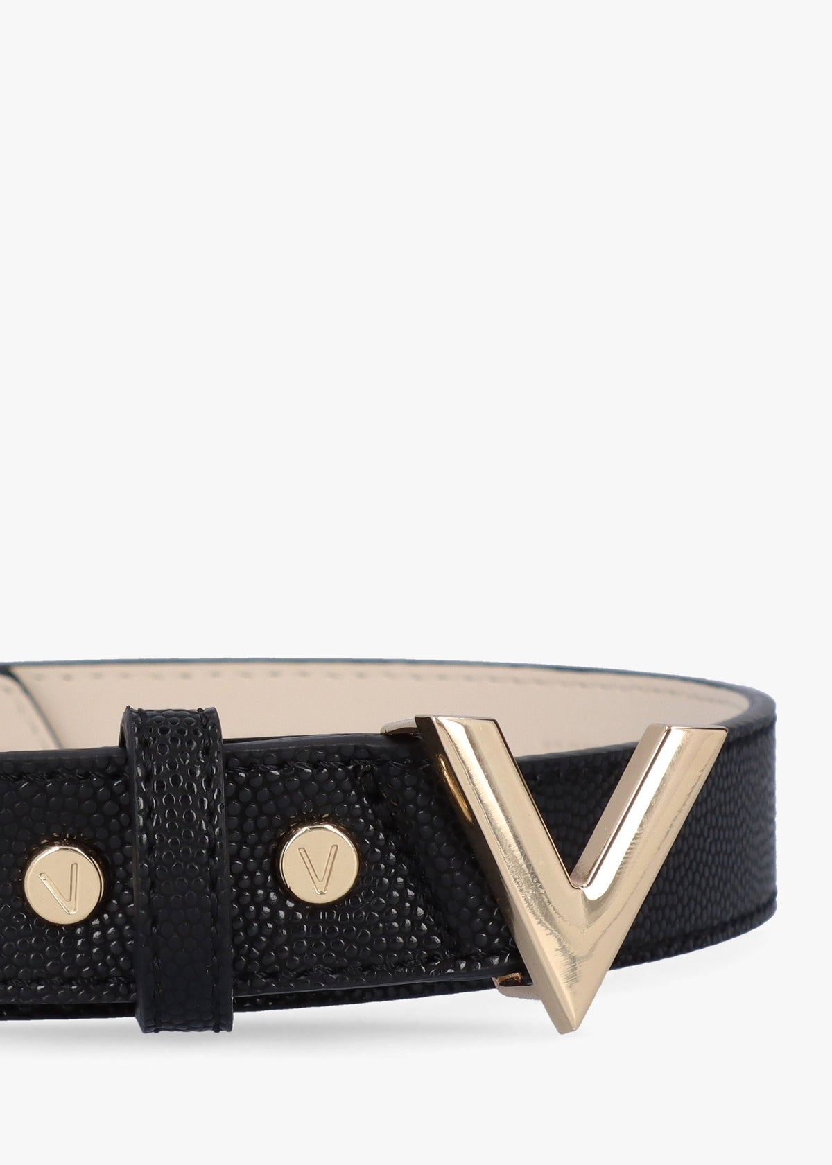 Divina Black V Logo Belt