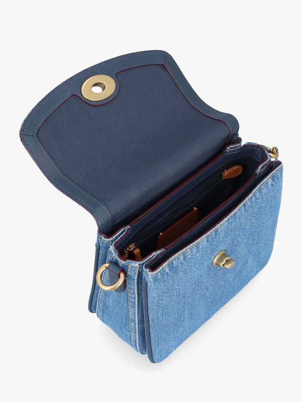 Cassie 19 Indigo Denim Cross-Body Bag