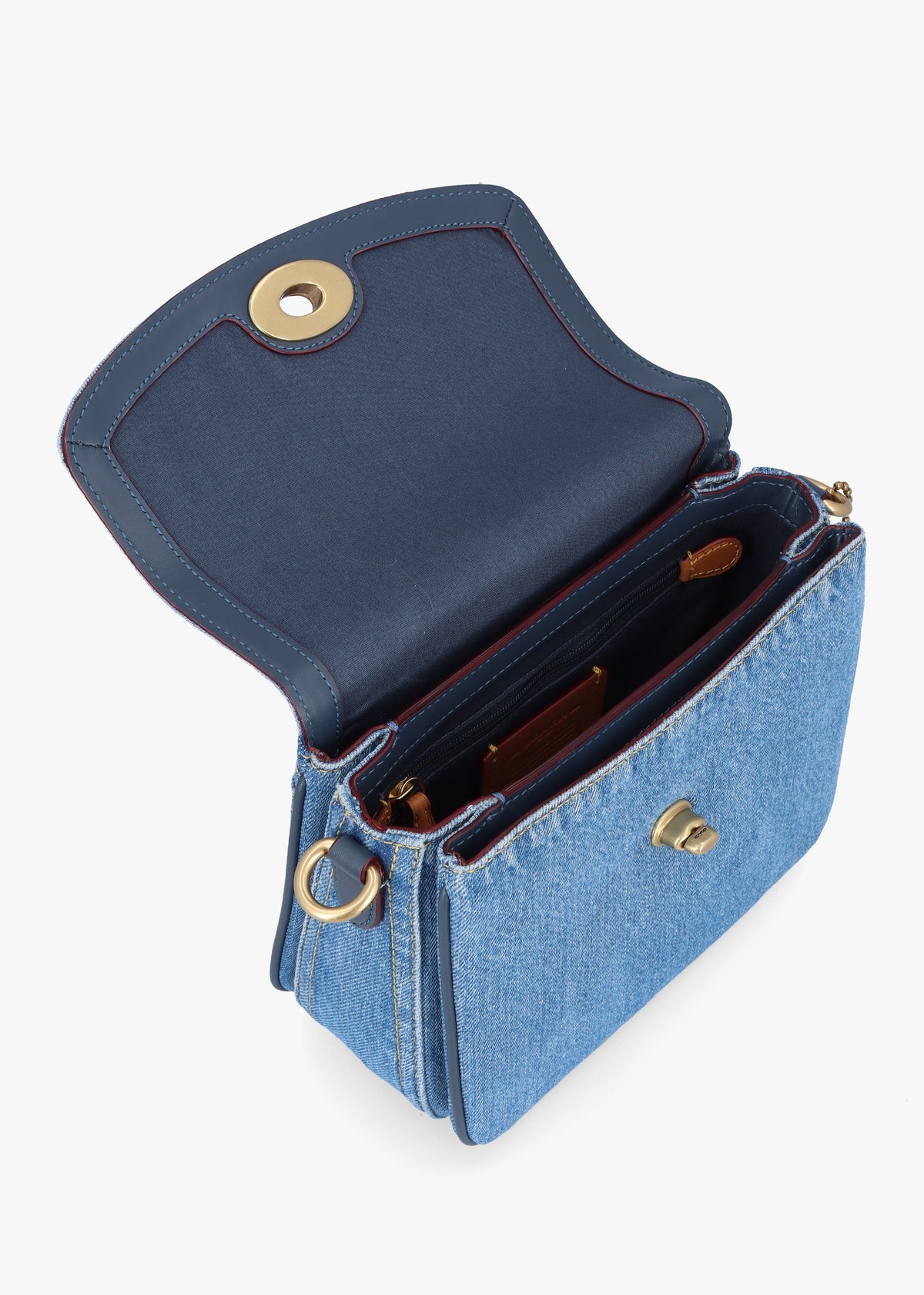 Cassie 19 Indigo Denim Cross-Body Bag