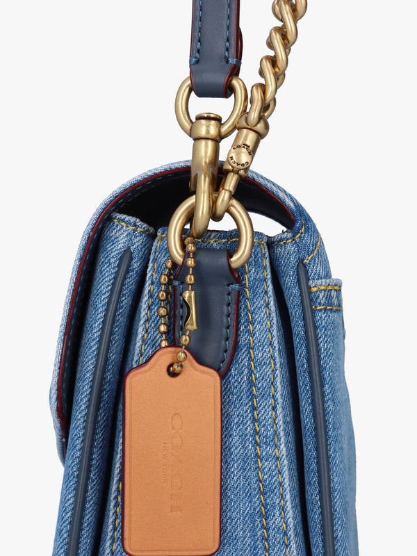 Cassie 19 Indigo Denim Cross-Body Bag