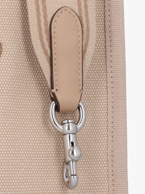 Cargo Dark Natural Canvas Tote Bag