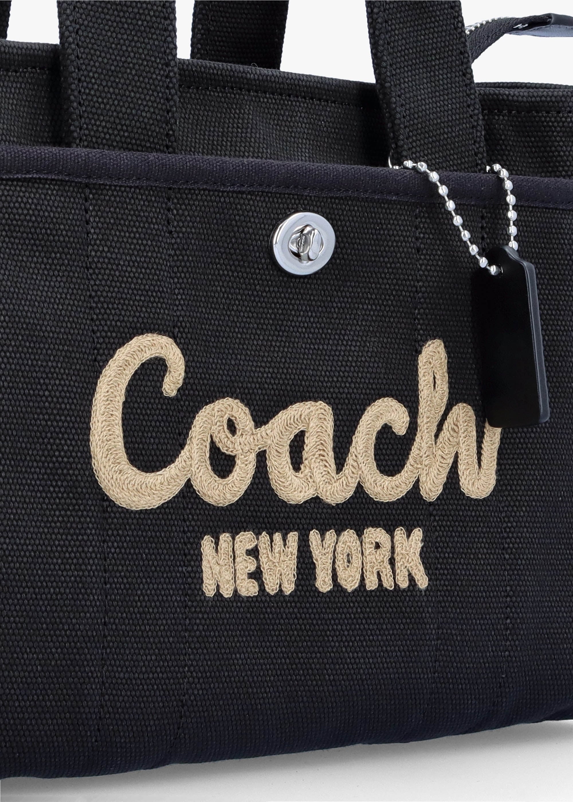 COACH Cargo 26 Black Canvas Tote Bag – Daniel Footwear