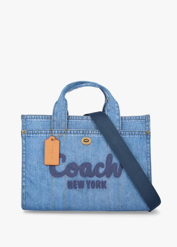 Cargo Indigo Denim Tote Bag
