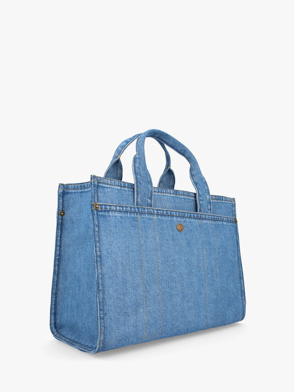 Cargo Indigo Denim Tote Bag