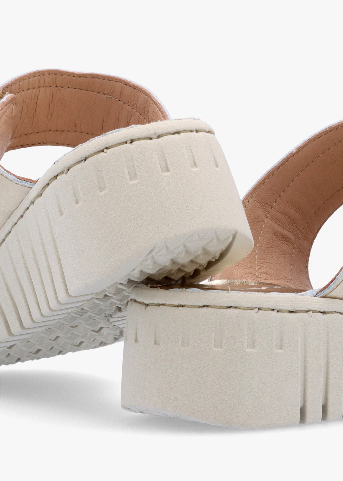 Lorelai Gold Leather Two Bar Mules