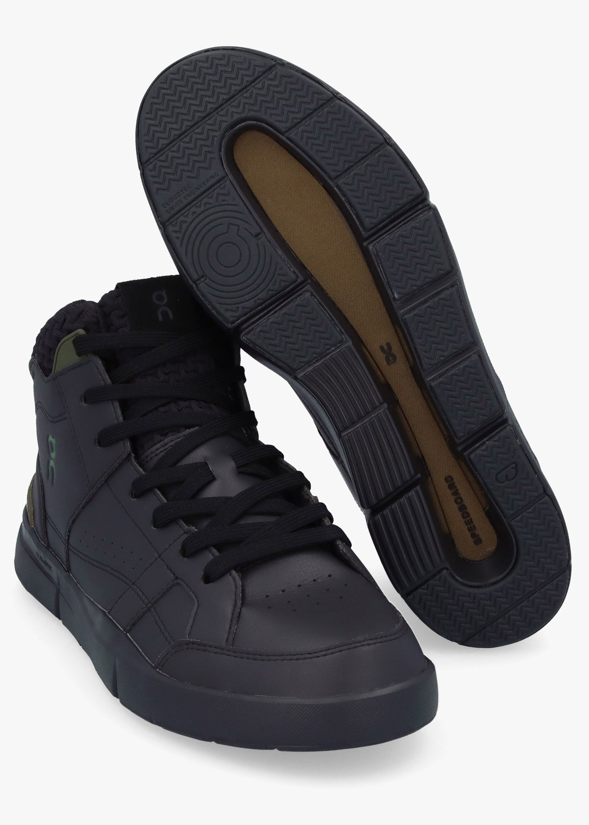 Men's The Roger Clubhouse Sensa Black Camo Mid-Top Trainers