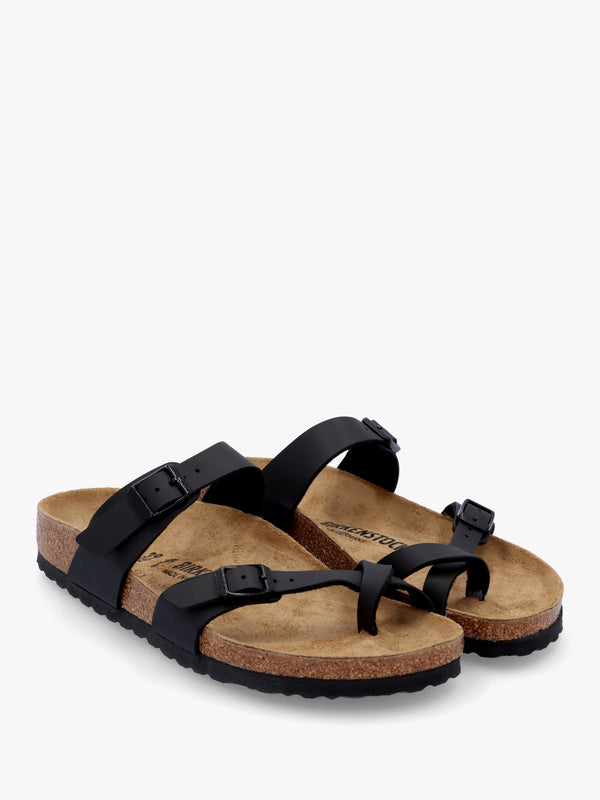 Mayari Black Birko-Flor Thong Sandals