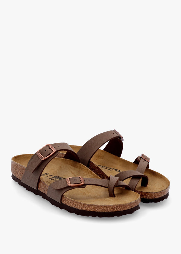Mayari Mocca Birko-Flor Thong Sandals