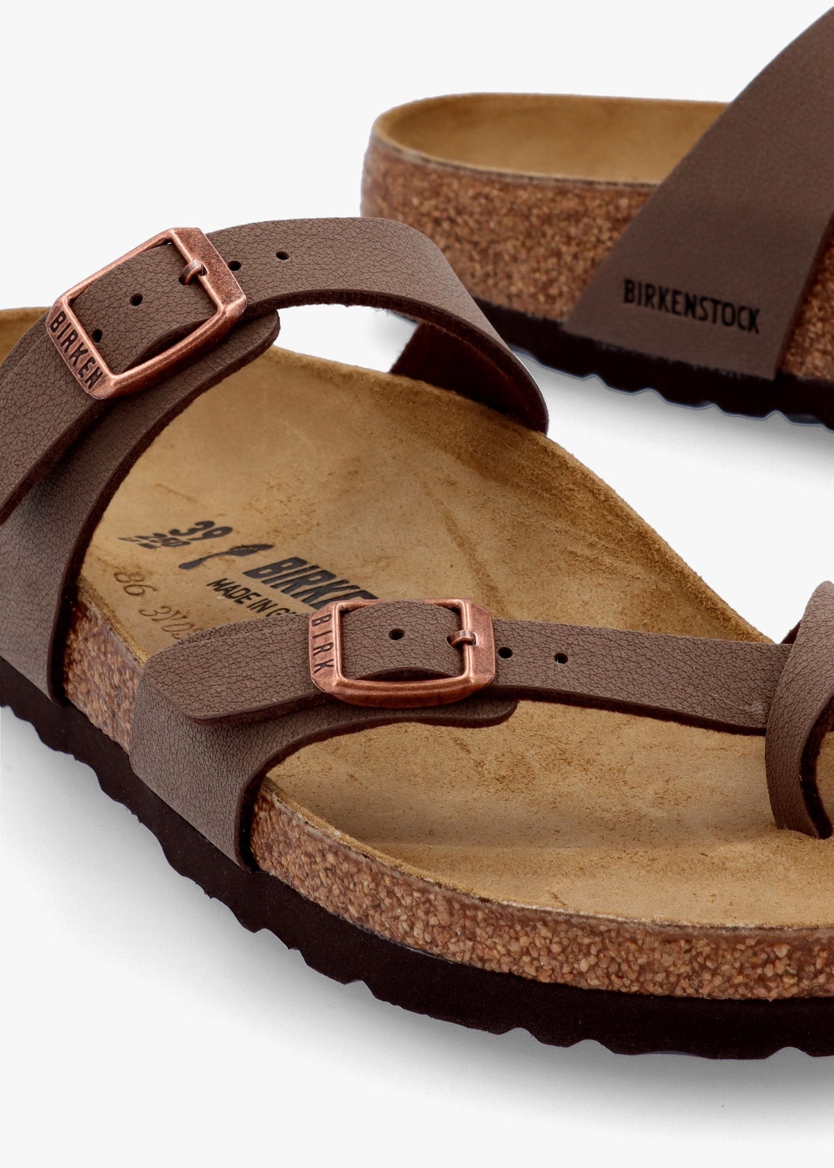 Mayari Mocca Birko-Flor Thong Sandals
