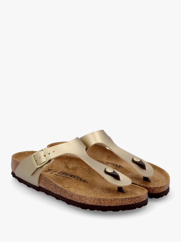 Gizeh Narrow Fit Gold Birko-Flor Sandals