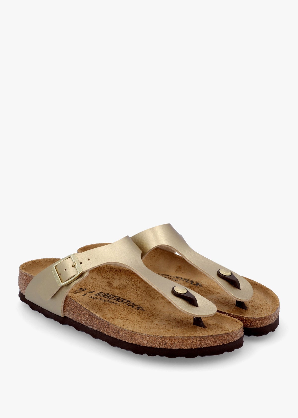 Gizeh Narrow Fit Gold Birko-Flor Sandals