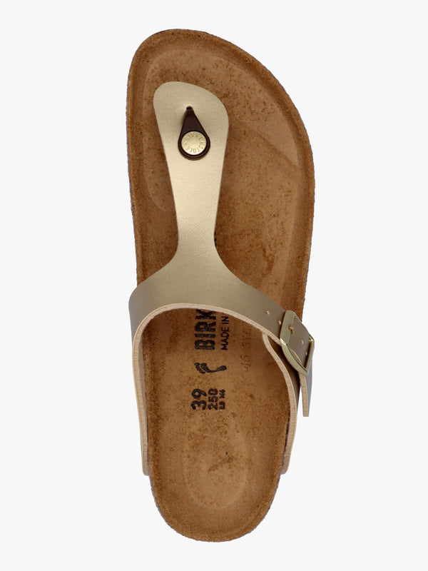 Gizeh Narrow Fit Gold Birko-Flor Sandals