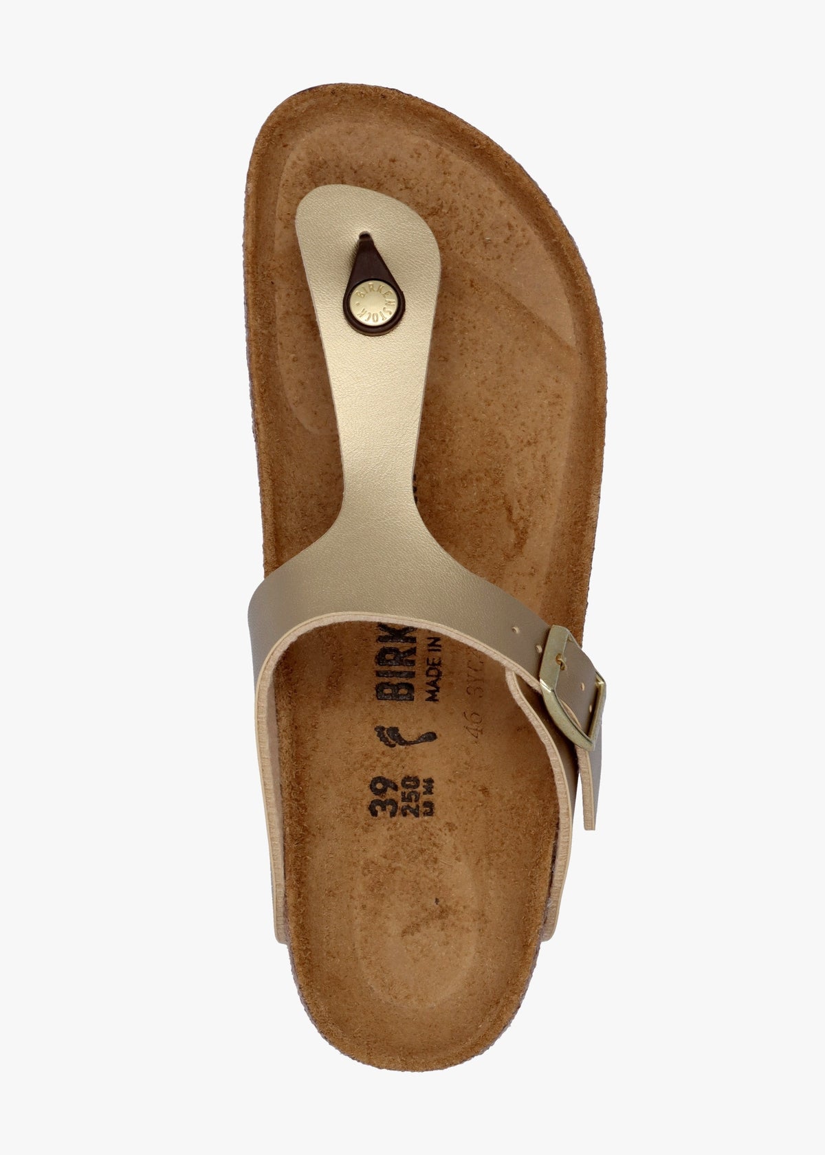 Gizeh Narrow Fit Gold Birko-Flor Sandals