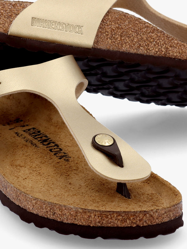 Gizeh Narrow Fit Gold Birko-Flor Sandals