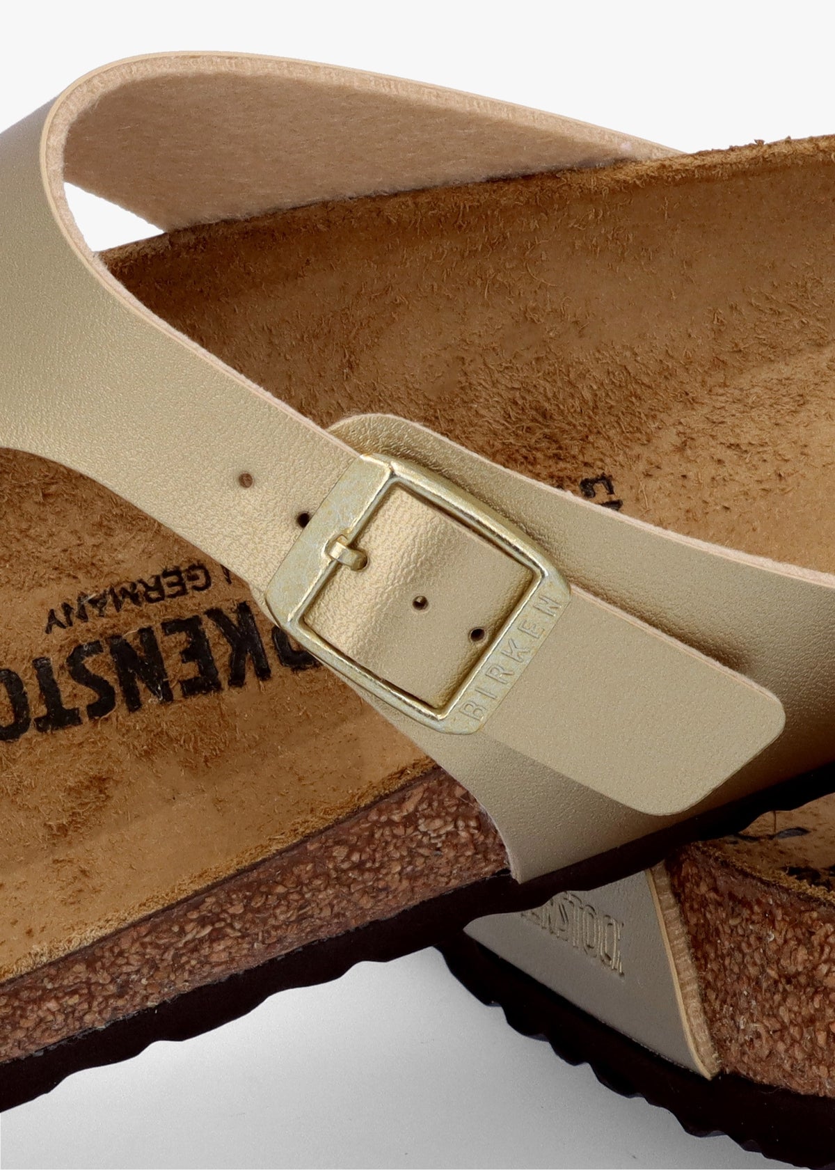 Gizeh Narrow Fit Gold Birko-Flor Sandals