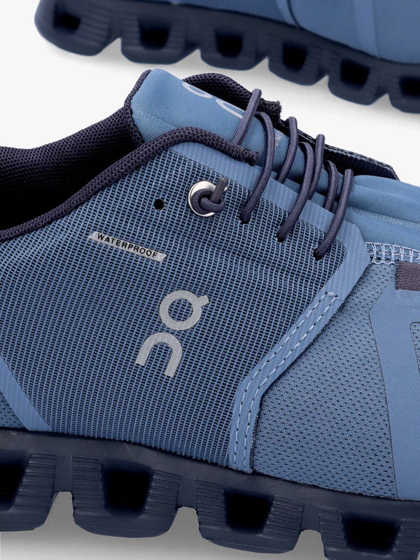 Men’s Cloud 5 Waterproof Metal Navy Trainers