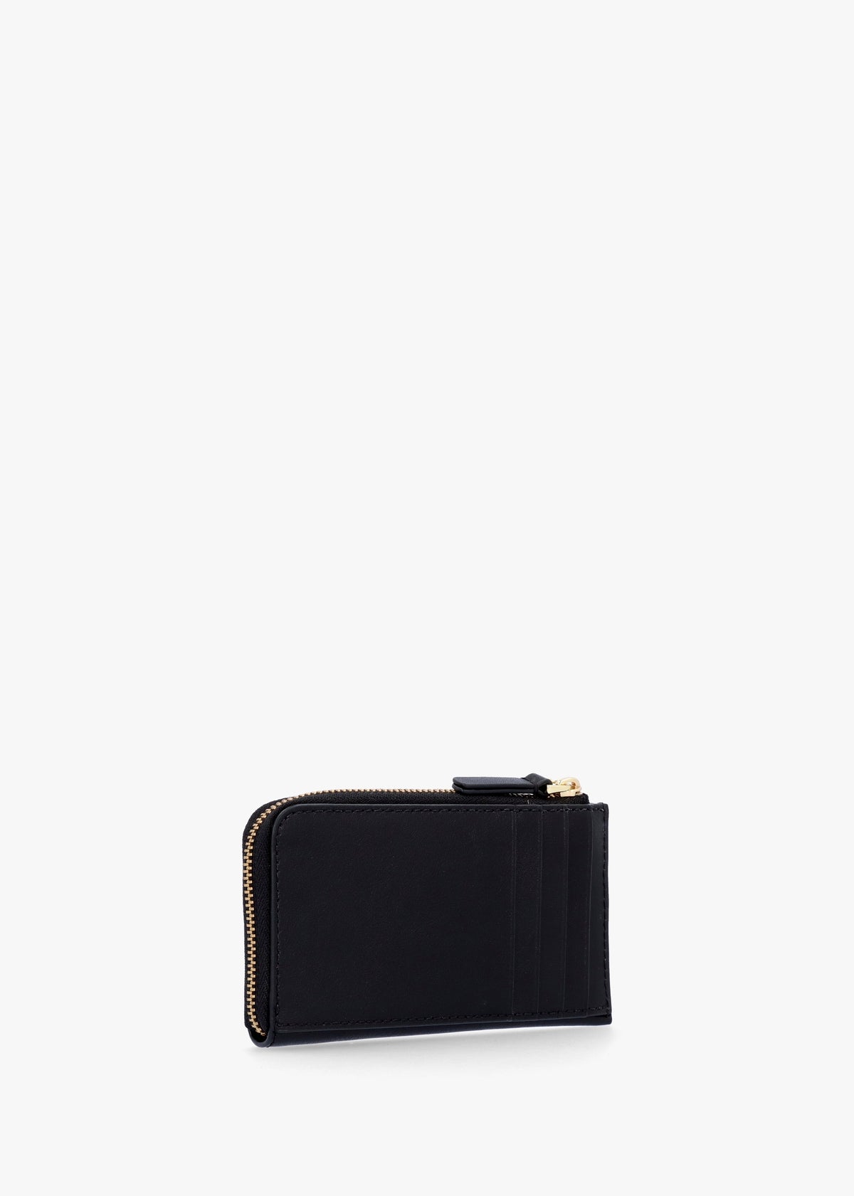 The J Marc Top Zip Black Leather Multi Wallet