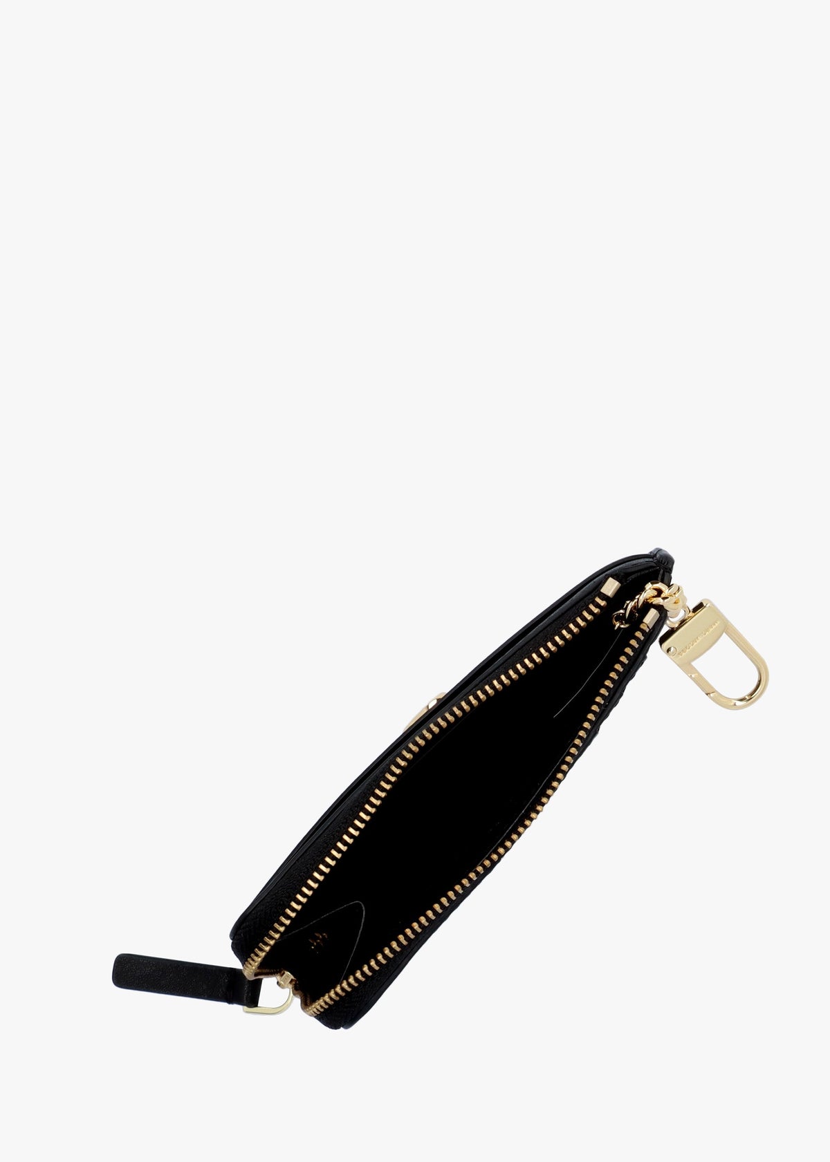 The J Marc Top Zip Black Leather Multi Wallet