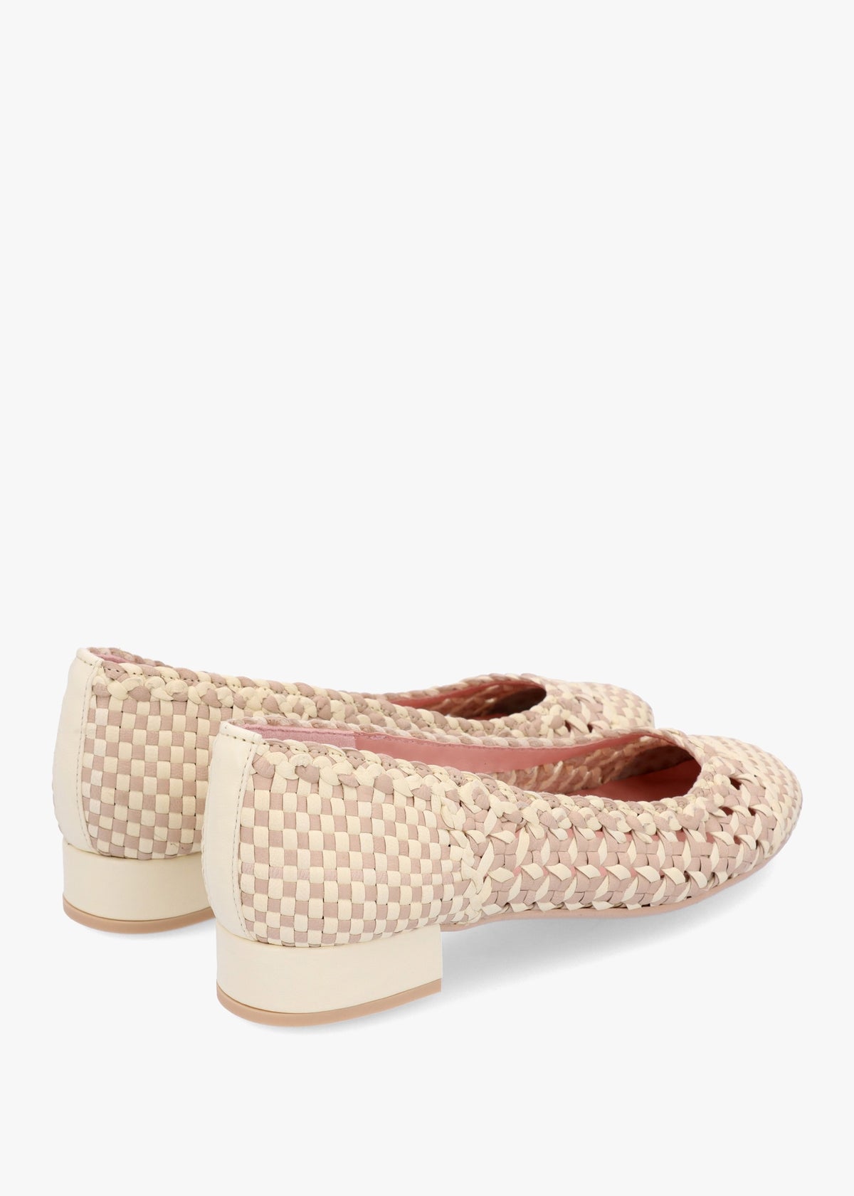Gretschen Multicoloured Woven Leather Ballerina Pumps