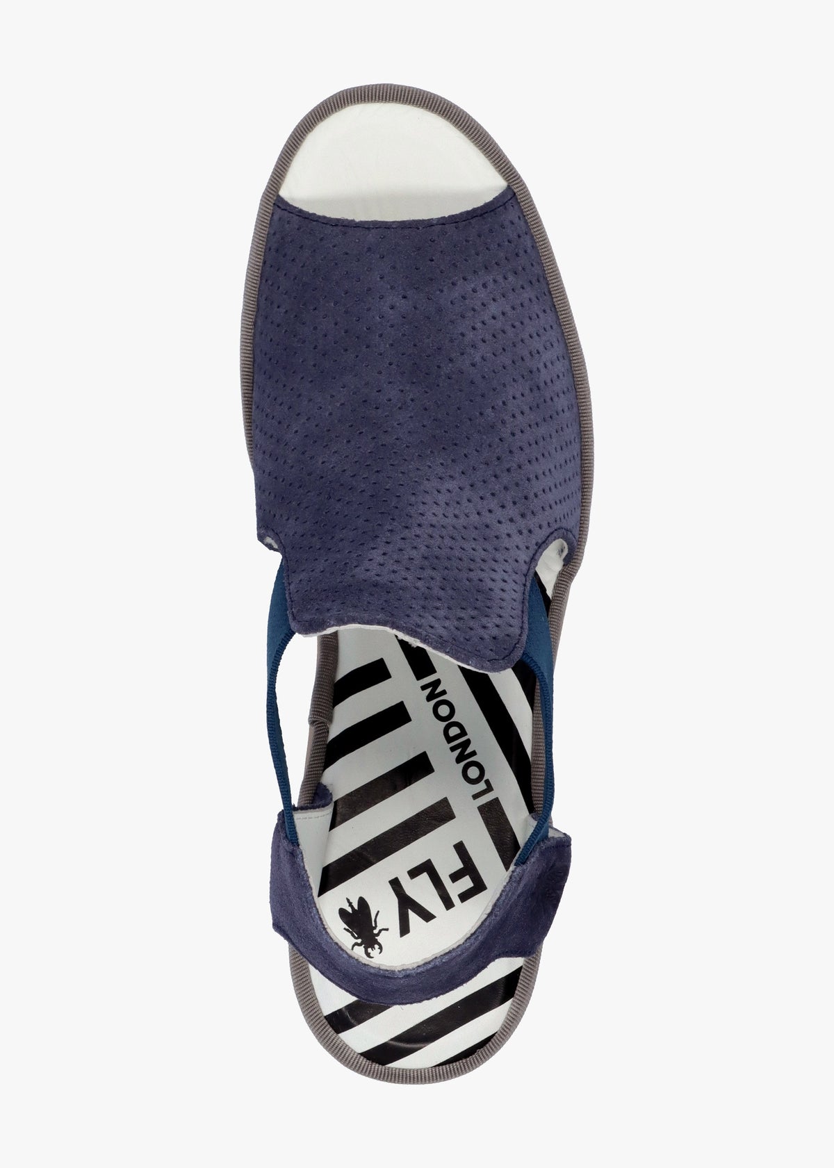 Biga Jeans Suede Wedge Sandals