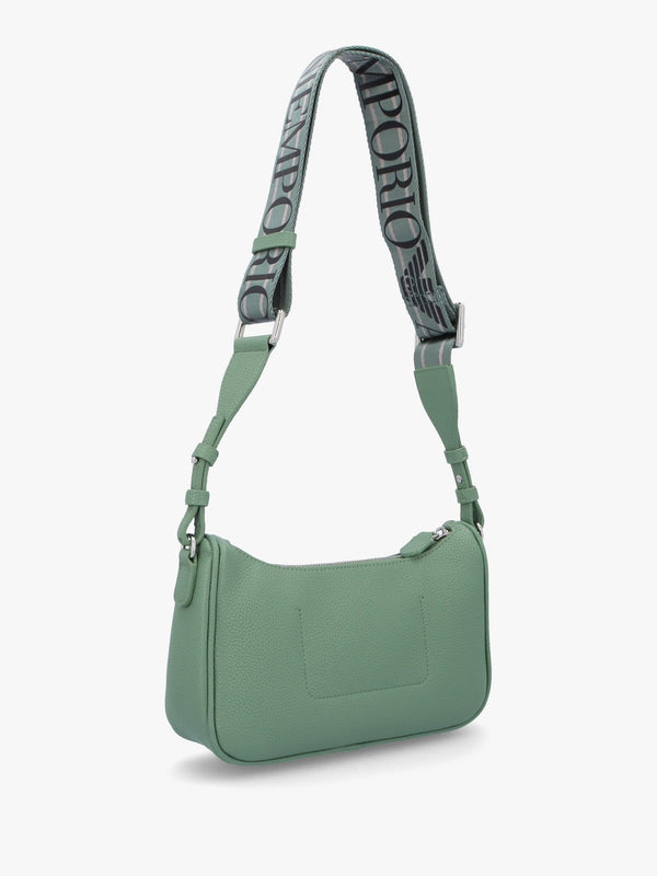 Lilly Sage Urban Chic Pebbled Baguette Bag