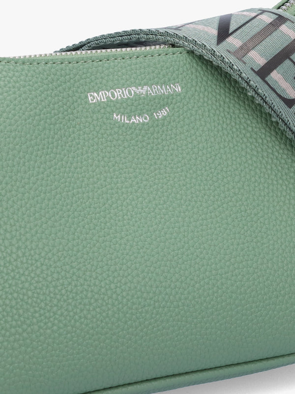 Lilly Sage Urban Chic Pebbled Baguette Bag