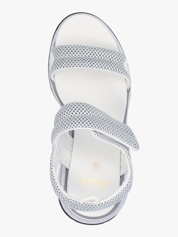 Doxa Illusion White Transparent Wedge Sporty Sandals