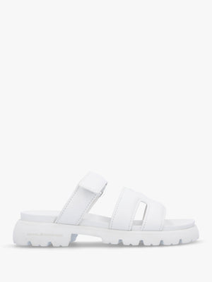 Skill Bianco Leather Chunky Mules