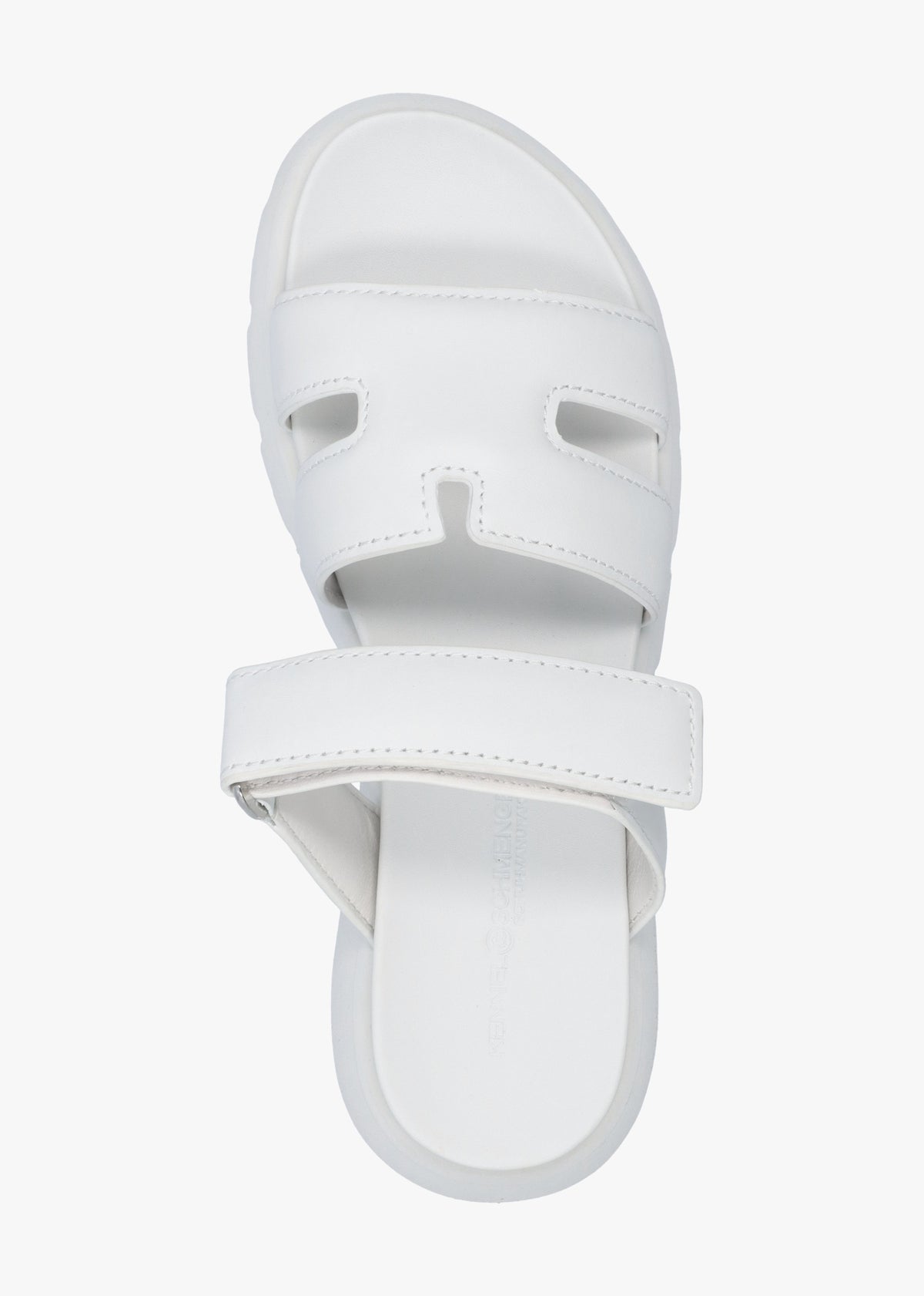 Skill Bianco Leather Chunky Mules
