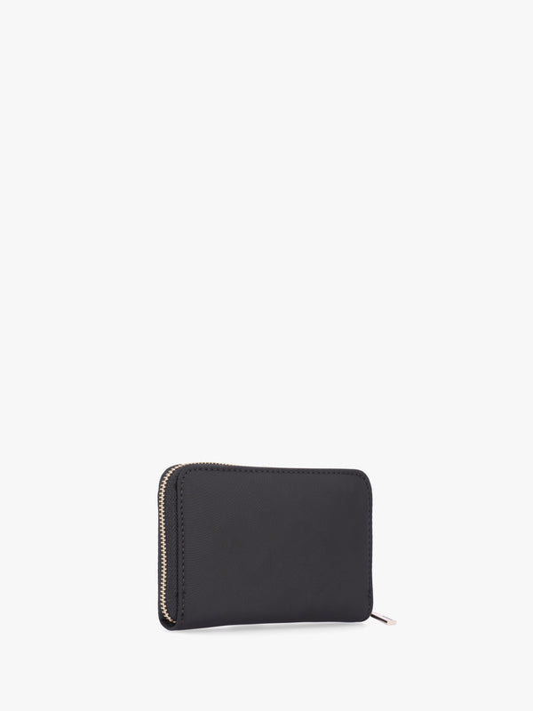 Eco Gemma Black Zip Around Wallet