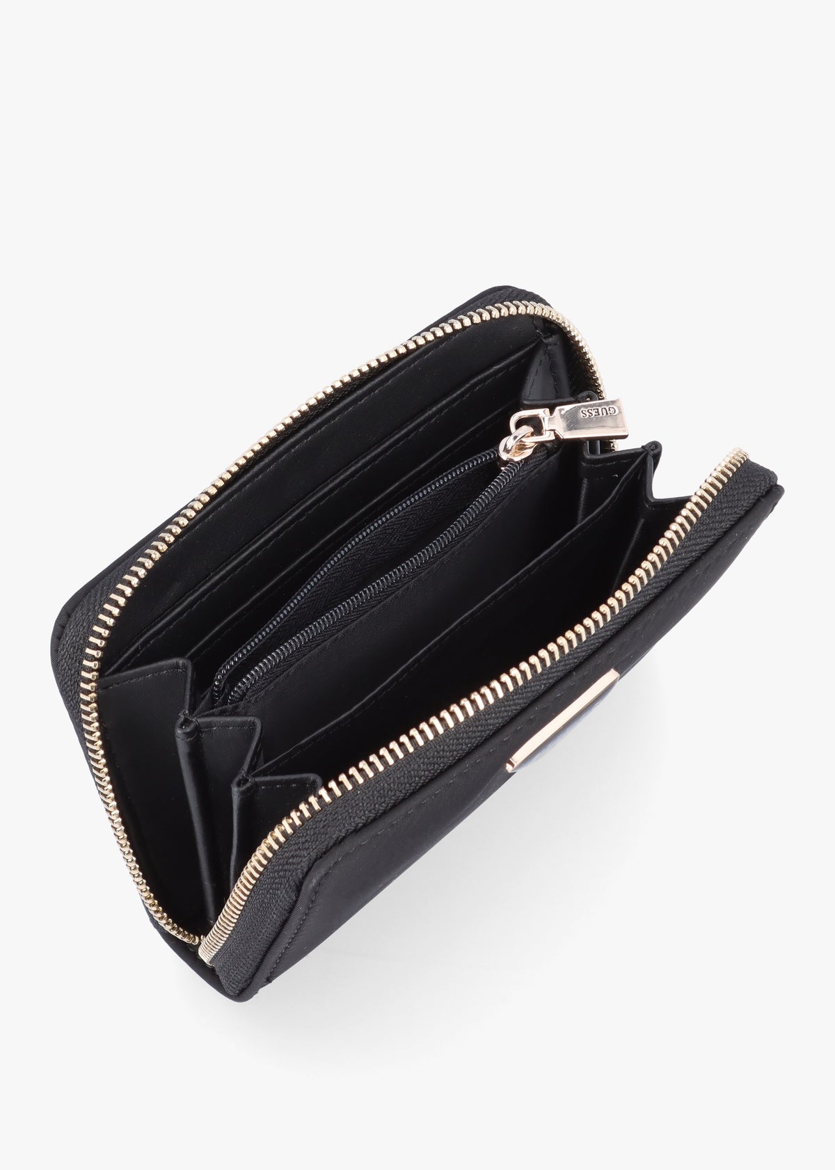 Eco Gemma Black Zip Around Wallet