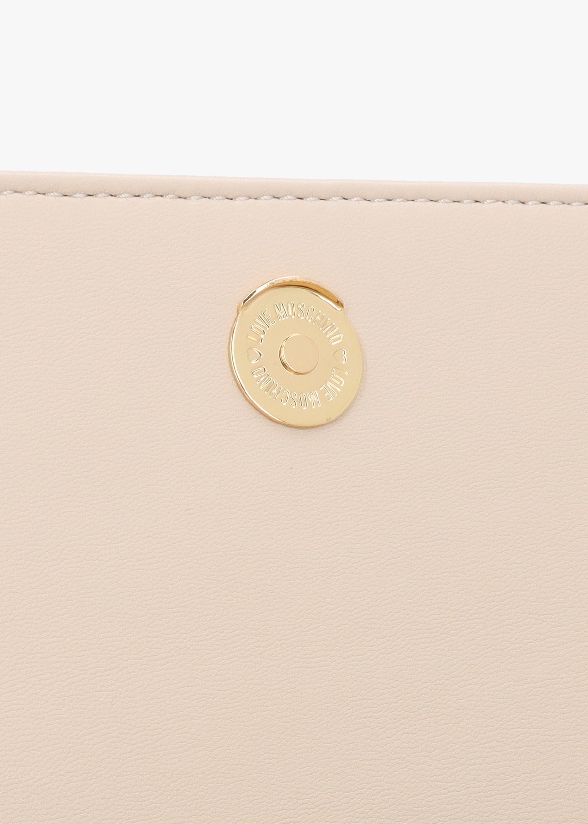 Diamond Quilt Flapover Avorio Cross-Body Bag
