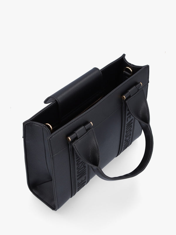 Medium Billboard Nero Tote Bag