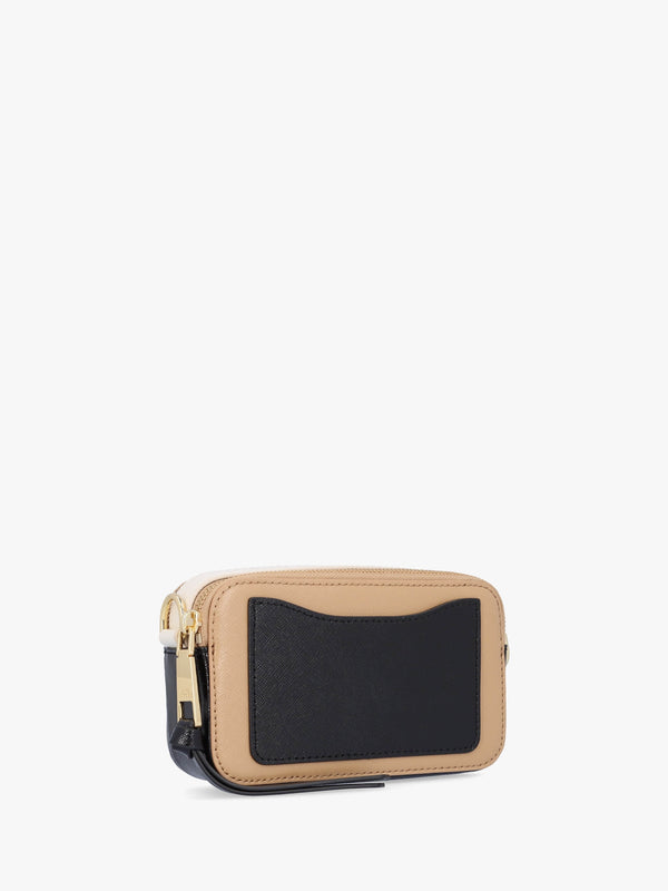 The Snapshot Camel Multi Leather Camera Bag