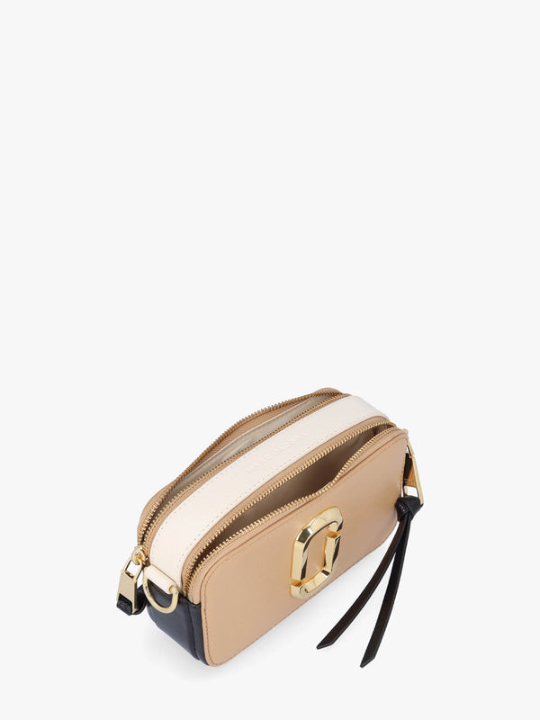 The Snapshot Camel Multi Leather Camera Bag