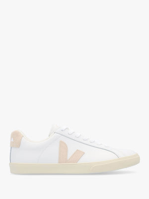 Esplar Logo Leather Extra White Sable Trainers