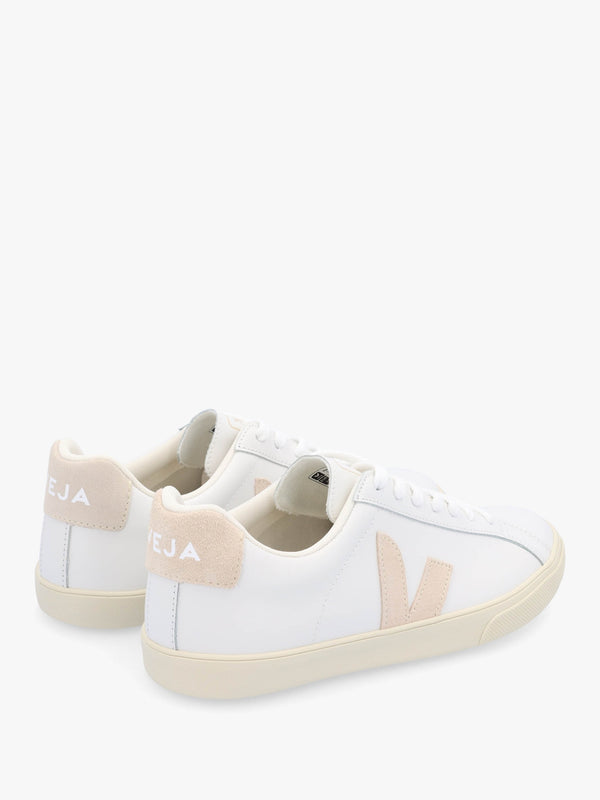 Esplar Logo Leather Extra White Sable Trainers