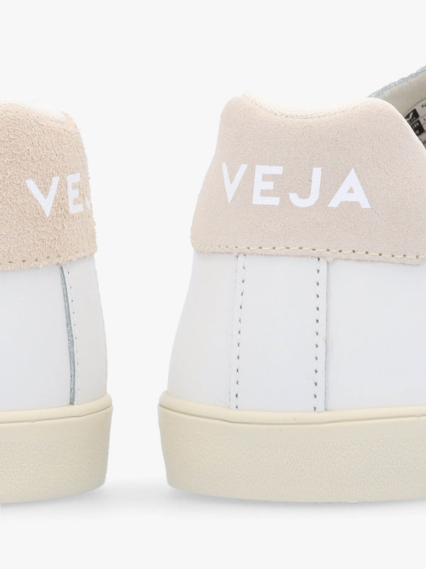 Esplar Logo Leather Extra White Sable Trainers