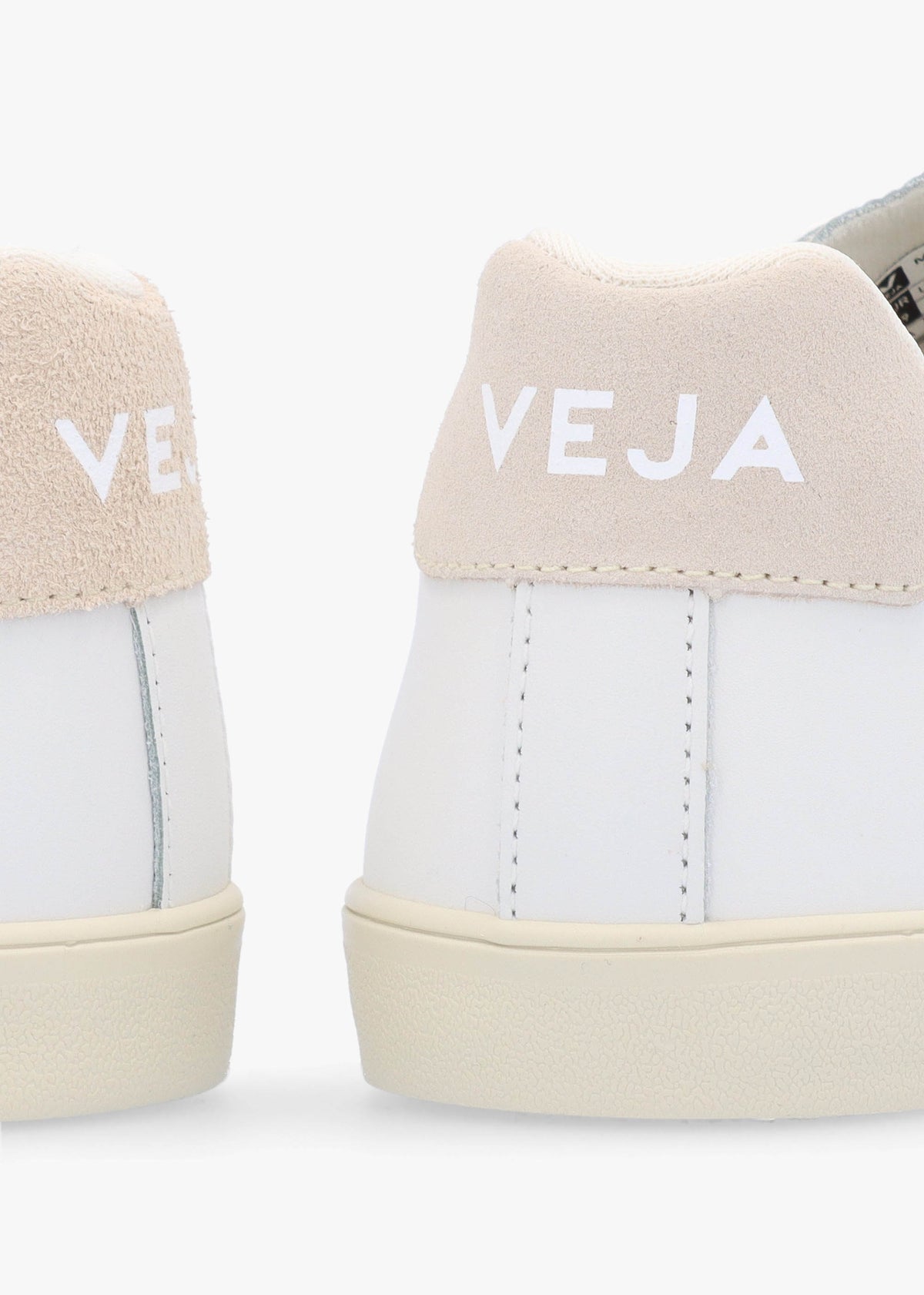 Esplar Logo Leather Extra White Sable Trainers