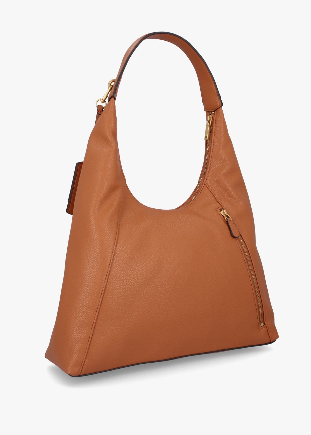 Large Laryn Cognac Hobo Bag