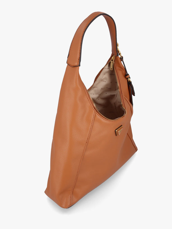 Large Laryn Cognac Hobo Bag