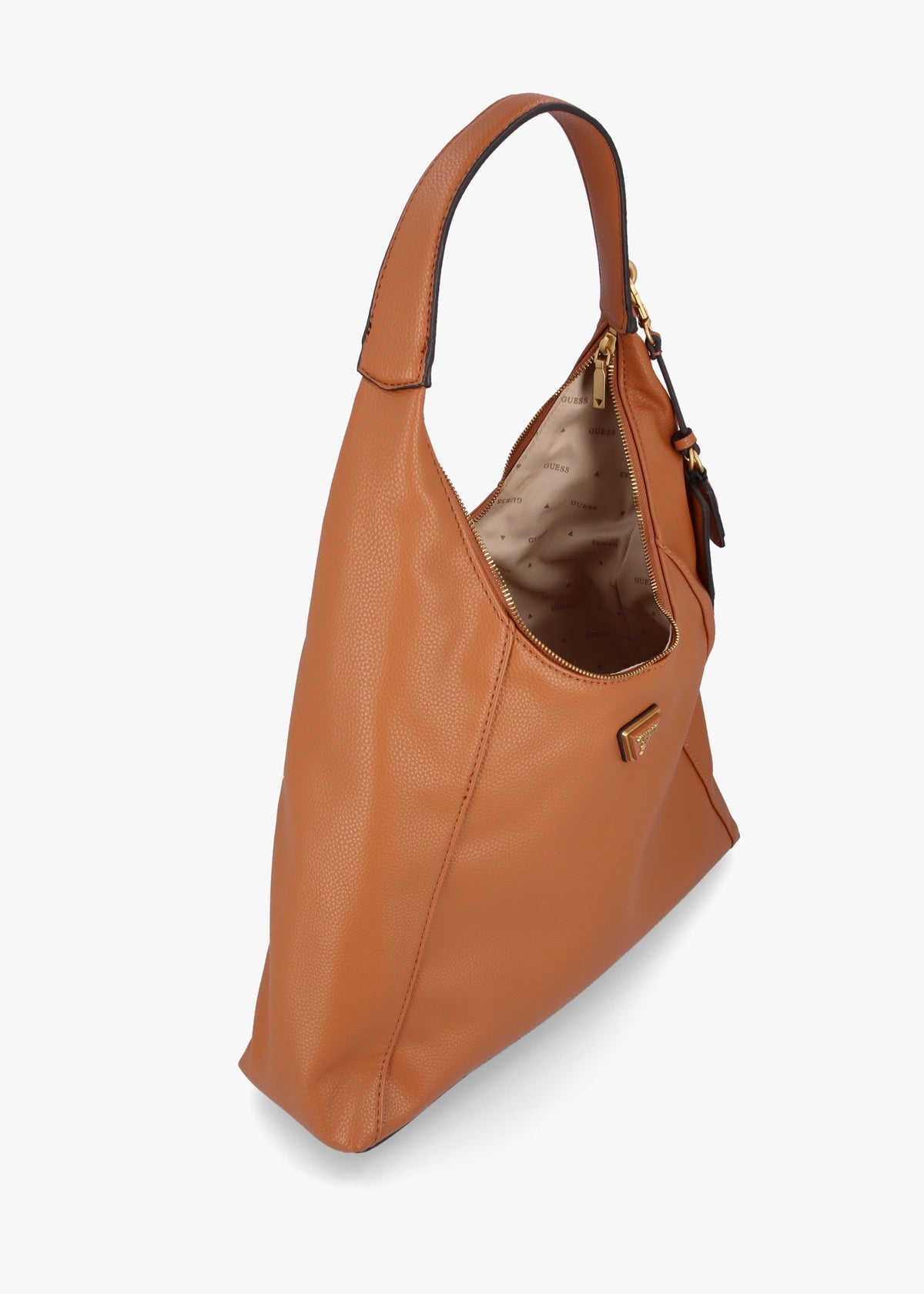 Large Laryn Cognac Hobo Bag