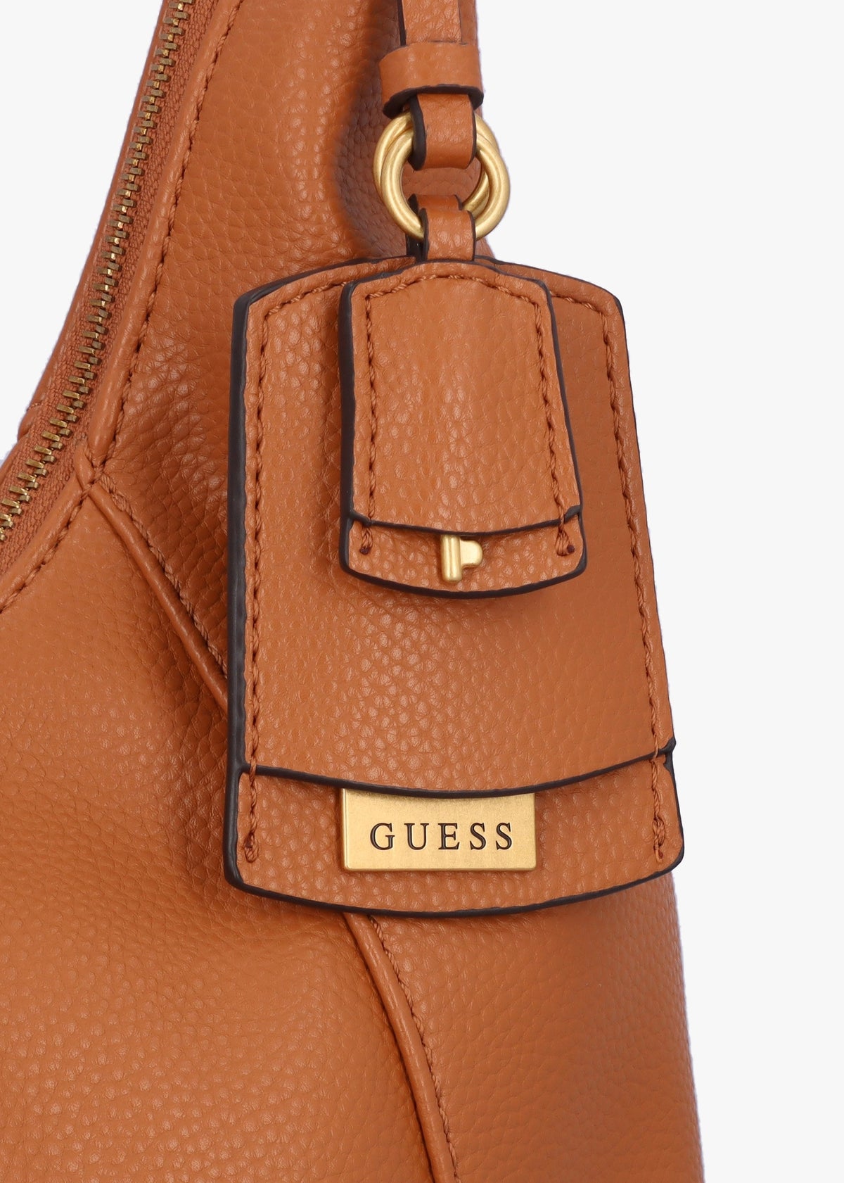 Large Laryn Cognac Hobo Bag