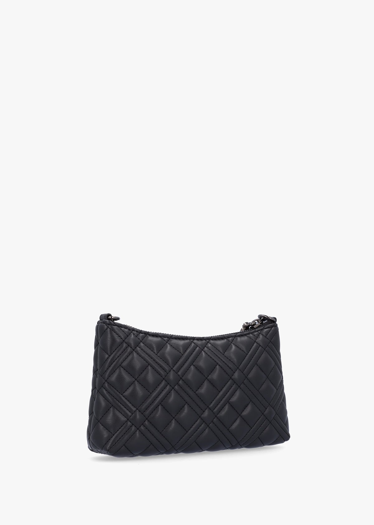 Pearl Quilt Nero Shoulder Bag