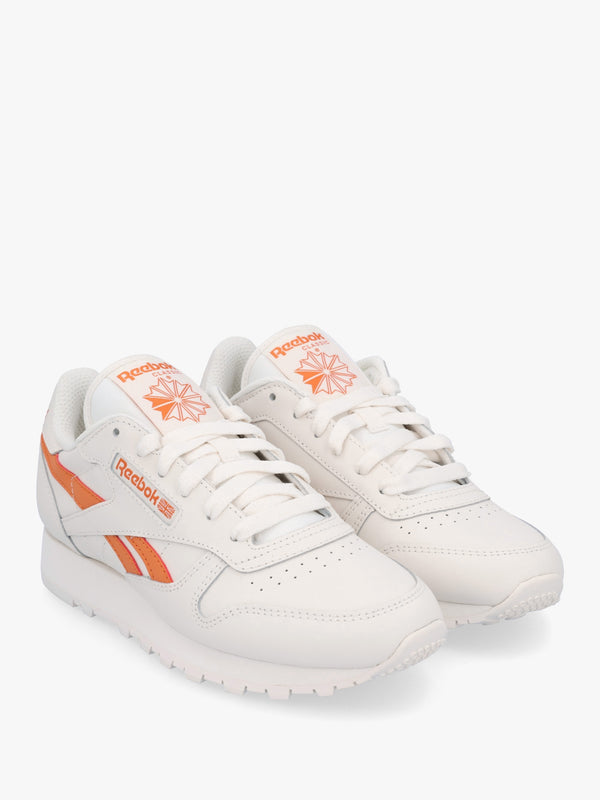 Women's Classic Chalk Terracotta Leather Trainers