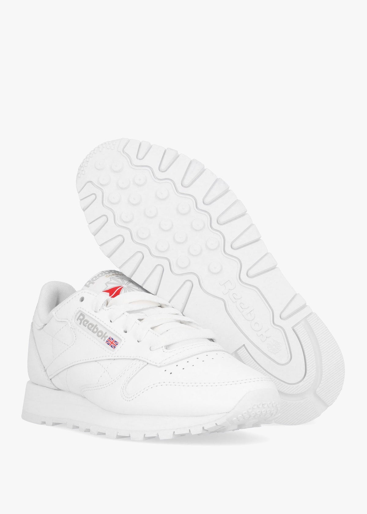 Women's Classic White Leather Trainers